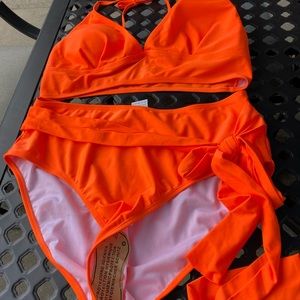 New 2 pcs swim suit  xl